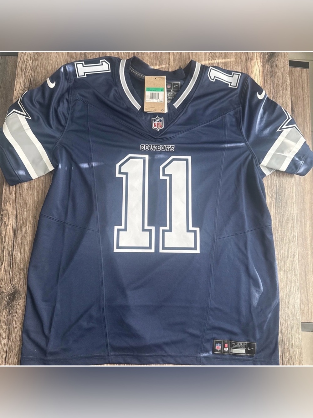 Nike Dallas Cowboys #11 Parsons Vapor FUSE Away Football Jersey XL